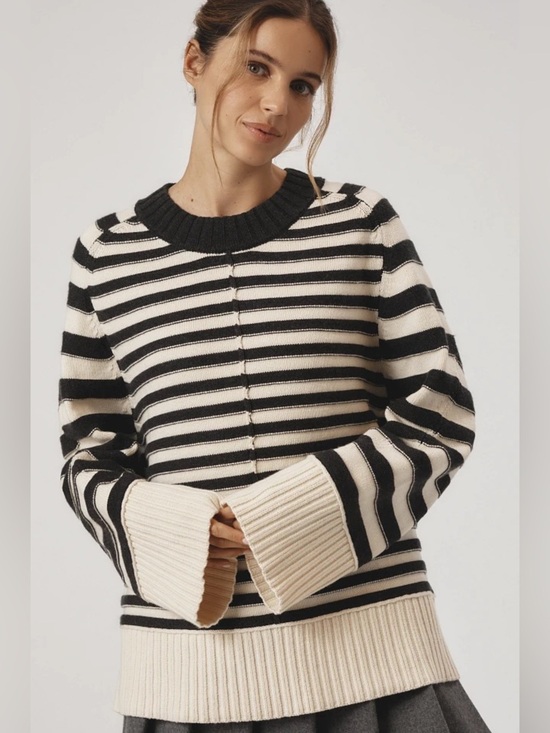 Maeve Sweaters - Maeve Anthropologie The Chandler Crew-Neck Relaxed Pullover Sweater